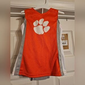 NWT. Clemson Tigers Infant Dress with Panties.  Size:12M.